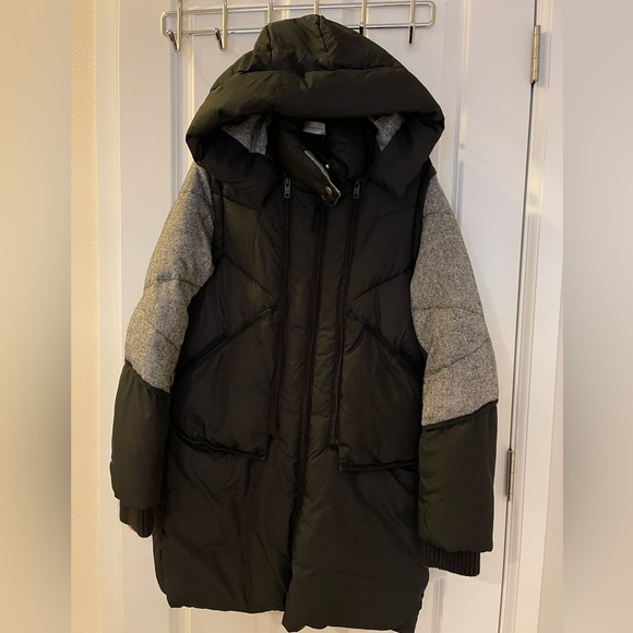 Nylon Jacket in black and grey@size M - Picture 1 of 4